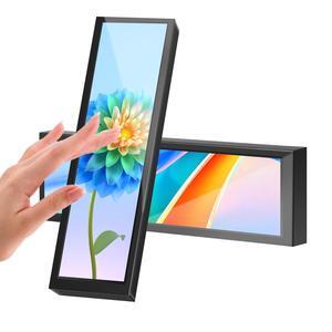 8.8 Inch Small Touchscreen Monitor, PC Temperature Display, PC Sensor Panel Display, IPS USB Mini Screen for Raspberry Pi, AIDA64 CPU RAM Data Temperature Monitor for ARGB Computer Case