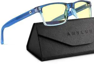 ANYLUV Blue Light Glasses for Men & Women, Lightweight Stylish Blue Light Blocking Glasses, Eye Strain Relief Eye Protection