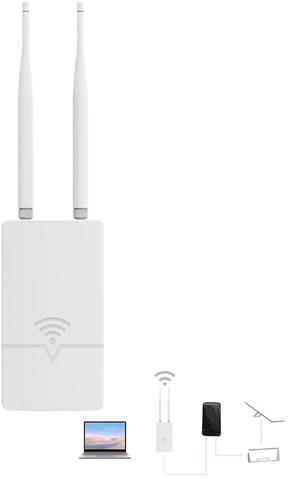 Outdoor Starlink WiFi Extender for Starlink Gen 3 Router, 300Mbps Starlink Signal/WiFi Repeater, 0.3KM Signal Coverage, IP65 Waterproof, Up to 56 Devices for Farm/Yard/RV/Campsite