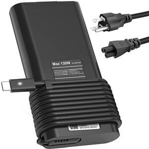 Dell 130W Laptop Charger USB c for Dell Laptop Charger for Dell XPS 15 17 9500 9550 9510 9575 9700 Dell Precision 5550 5750 3560 3550 3551 Precision 5530 2 in 1 Power Supply Cord