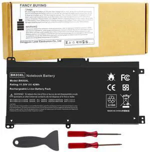 BK03XL Battery for HP Pavilion X360 14-BA000 14M-BA000 14m-ba011dx 14m-ba013dx 14m-ba014dx 14m-ba015dx 14m-ba114dx 14-ba000 14-ba175nr 14-ba110nr 14-ba253cl 14-ba125cl 14-ba175nr HSTNN-LB7S HSTNN-UB7G
