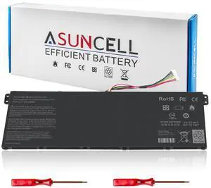 ASUNCELL New AC14B18J Battery Compatible with Acer AC14B18J Laptop Battery, CE FCC UL Tested, Reusable for Over 500 Cycles, Fast Charging for Acer Aspire E3-111 Premium Grade A Polymer Cell