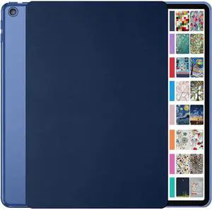 DuraSafe Cases for iPad 5th 2017 6th 2018 Gen 9.7 Inch [iPad 5 6 Gen ] A1893 A1954 A1822 A1823 MRJN2LL/A MR7G2LL/A MR7F2LL/A MP2F2LL/A Slim Hard Shell Protective Stand Cover - Navy Blue