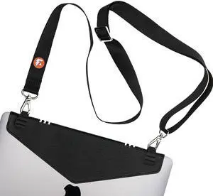 Adhesive Crossbody Laptop Carrier - Bag Sleeve Case Alternative - MEDIUM - Fits Acer, Apple, Google, HP, Microsoft