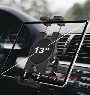 GDZN Car CD Slot Tablet Holder, Ultra Sturdy CD Player Tablet Mount, 360deg Rotation CD Tablet Stand for iPad Pro 12.9 11 Air Mini, Galaxy Z Fold Series, Tabs, iPhone, More 4-13" Device