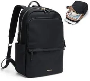 GOLF SUPAGS Women Laptop Backpack Casual Daypack for Work Travel College Backpack Purse Separate Laptop Compartment Fits 15.6 Inch Notebook