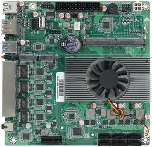 HKUXZR N150 Industrial Motherboard NAS 4 Cores 4 Threads Low Power Processor 4x2.5G i226 Network M.2 Slot 6xSATA DP HDMI 2.0 PCIE x1 .1*M2_ SSD NVME/NGFF+ 1*M.2_ NVME