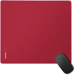 INWINDY Gaming Mousepad Large XL Esports Gamers Mouse Mat Hybrid Precision Control and Fast Speed Base Rubber Non-Slip Stitched Edge Sweatproof (Red Fire)