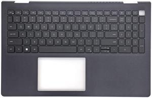 Jxjslp Replacement Upper Case Palmrest for Dell Inspiron 15 3510 3511 3515 3520 3525 Series Laptop with US Layout Backlit Keyboard Assembly Top Cover 5MD22 05MD22