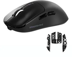 MAMBASNAKE M3 Wireless Gaming Mouse,40K DPI,39g Lightweight Gaming Mouse,PAW3395PRO Optical Sensor,Tri-Mode BT5.1/2.4G/USB-C PC Game Mice,Programmable Buttons,300mAh Battery for PC/Laptop/Mac-Griptape