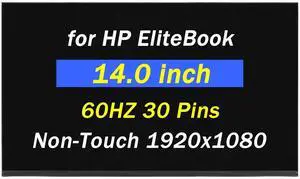 PEHDPVS Replacement for HP EliteBook 640 G9 G10 / 645 G9 G10 for EliteBook 840 G7 G8 / 845 G7 G8 FHD 1920x1080 30pins 60Hz 13.3" LED LCD Screen Display Screen Panel (Only for Non-Touch Screen)
