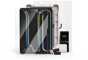 ZUGU CASE Screen Protector for iPad Pro 11 (M4), Tempered Glass Scratch Resistant Film, Fingerprint & Smudge Resistant Protector, Includes Installation Guide