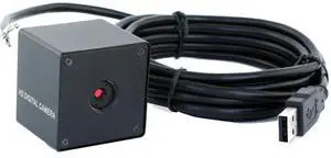 ELP Black Mini Box 5megapixel 30degree PC USB Camera with OV5640 Image Sensor for Laptop Computer Mini UVC USB2.0 Video Webcam Industrial Lightburn Camera for Windows, Linux, Mac, Raspberry Pi