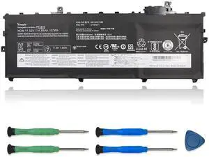 VANPIR 01AV431 Laptop Battery 11.52V 57Wh 4950mAh Replacement for Lenovo ThinkPad X1 Carbon 5th Gen/X1 Carbon 6th Gen Series Notebook 01AV430 SB10K97587 SB10K97588 01AV494 01AV429 SB10K97586