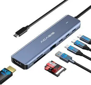 ACASIS 40Gbps M.2 NVMe SSD Enclosure&USB C Hub to HDMI,10Gbps