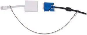 Universal CableTether - Cable Tethers 14" (20 Pack) - Heavy Duty, Adjustable, Pre-Assembled, Tamper-Resistant - Secure Conference Room Computer Display Adapters and Mac Adapters