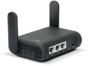 GL.iNet GL-A1300 (Slate Plus) Wireless VPN Encrypted Travel Router & Router Holder Wall Mount with Screws