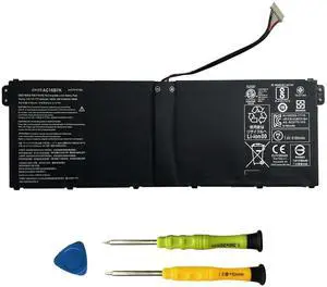 48Wh AC16B7K Battery Replacement for ACER Chromebook 15 CB515-1HT CB515-1HT-P80X CB515-1H CB515-1H-C3MD Aspire V5-572 V5-573 Series Laptop AC16B8K 7.6V 6440mAh 4-Cells