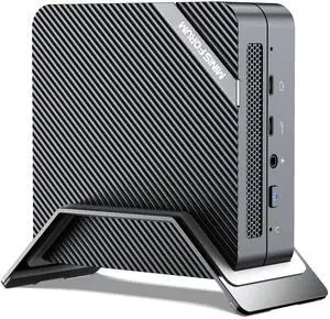 MINISFORUM UM560 XT Mini PC AMD Ryzen 5 5600H (6 C/12T) 16G DDR4 1TB SSD Desktop Computer, 2.5G LAN, 4xUSB, 2xHDMI, 1xUSB-C Triple 4K Outputs, AMD Radeon Graphics Small Form Factor Micro PC