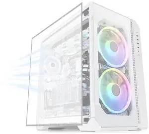 Fan Dust Mesh Filter Magnetic Frame PVC Computer PC Case Fan Dust Proof Filter Cover Grills (500 * 500MM 1PACK WHITE)