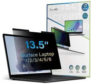 SenseAGE Magnetic Privacy Screen Protector for Surface Laptop 13.5 inch (6/5/4/3/2/1), Easy On/Off Privacy Filter, Anti Blue Light Glare, Notebook Privacy Screen Filter, Compatible with Surface Laptop