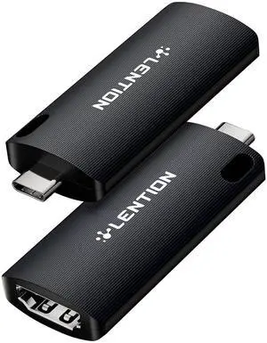 LENTION 4K HDMI to USB C Video Capture Card for Gaming/Live Streaming/Video Conference, Supports PS4/OBS/PC/Windows/DSLR/PS5/YouTube (VC20)