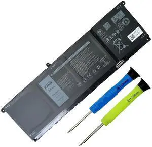 AURUNHO 54Wh V6W33 Laptop Battery Replacement for Dell Inspiron 5310 5410 5418 5510 5515 5518 5625 5630 5635 3510 3511 3515 Latitude 3320 3330 3420 3520 Vostro 3515 3525 5620 5625 G91J0 TN70C