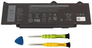 R73TC Laptop Battery Replacement for Dell Latitude 3340 3440 3540 5340 5350 5440 5540 Latitude 3340 5340 5350 2-in-1 Precision 3480 3580 Series DR02P 2X1V9 GTG7N GRWKG KDM9P 0V042N 09HKT5 54Wh 11.4V