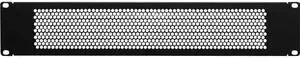 Navepoint 2U Blank Rack Mount Panel Spacer with Venting for 19-Inch Server Network Rack Enclosure Or Cabinet Black