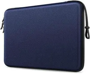 FINPAC 15.6-inch Hard Laptop Sleeve Case Compatible with 15.6 Inch Acer Aspire, Shockproof Computer Carrying Case for HP Dell Razer Samsung Laptop Chromebook, Navy