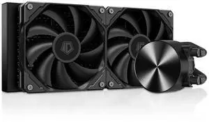 ID-COOLING FX240 PRO Liquid CPU Cooler for Desktop - 240mm AIO Cooler, 2 x 120mm High-efficient Fans, Special CD Pattern Pump Header, Intel & AMD Compatible