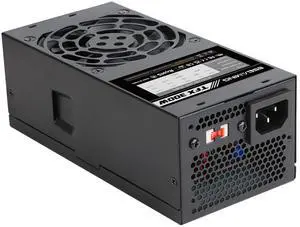 TFX 300W ESGAMING Flex ATX 300W Power Supply Support 115/220V Switch, 1x 20/24Pin Main Power, 1 x 12V(P4), 2 x PATA, 3 x SATA, 1 x Floppy, All Protections
