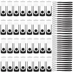 16GB Bulk Flash Drives 200 Pack EASTBULL USB 2.0 Flash Drives Bulk Thumb Drives Bulk USB Drives Pack (Black)