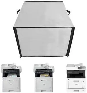 NUENSS-ROR Printer Dust Cover Antistatic Water-Proof Printer Protective Cover Heavy Duty Business Printer Case for Brother MFC-L8900CDW MFCL8905CDW MFCL8610CDW Business Printer (Silver)