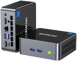 GMKtec Mini PC M3 Intel i5-12450H(Turbo 4.4 GHz) 16GB DDR4 1TB M.2 NVMe SSD, Intel i226v Mini Computers, USB 3.2, Type-C/WiFi 6, BT5.2, RJ45 2.5G/ 4K Triple Display Desktop PC