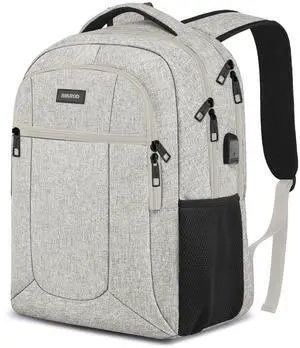 BIKROD Backpack for Girls Women, School Backpack for Teen Boys, Lightweight Casual High School Bookbag, Daily-use Travel Laptop Backpack with USB Charging Port Fits 15.6 Inch Notebook