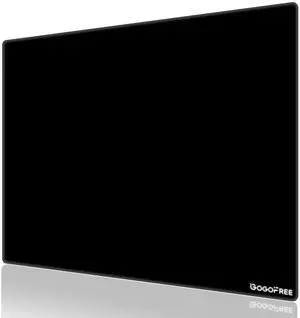 Mousepad with Hard Surface for Gaming, Ultra Smooth Mouse Mat, Water-Resistant Large Mouse Pad Precision Speed Control for Esport Games/Office, (Black 15.7×11.8)