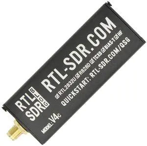 RTL-SDR Blog V4 R828D RTL2832U 1PPM TCXO SMA Software Defined Radio (Dongle Only) (USB-C)