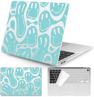 Watbro Compatible with 2022 Release MacBook Air 13.6 Inch Case M2 Chip Model A2681,Retro 70s Modern Pattern case, Suitable for MacBook Air 2022 with Touch ID