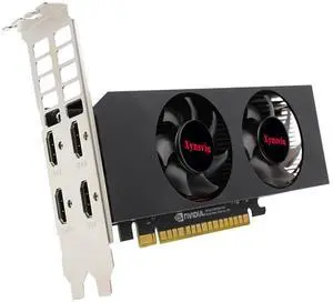 Xynsviu GeForce RTX 3050 6G HDMI Graphics Card,GPU Video Cards for PC Gaming,4 3 Monitor Port Output Computer,Pci Express x16 Low Profile Video Card(RTX3050 6G 4HDMI)