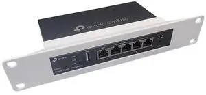 10" Network Rack Mount for TP-Link Omada ER605 Router (Black)