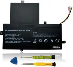 AOMKA 478388PV-3S1P Laptop Battery Replacement for GWTN156-12 GWTN156-12BI GWTN156-12BK GWTN156-12BL GWTN156-12RD GWTN156-12GR Series U478388PV 11.4V 57Wh