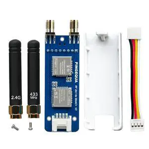 NRF24&CC1101 2-in-1 RF Module for M5Stack StickC Plus, Supports NRF24 2.4GHz and CC1101 433MHz, Devboard Compatible with M5Stack StickCPlus with Bruce Firmware(with 3D Printed Case)
