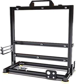 PC Test Bench Open Frame Computer Case DIY Motherboard Rack Aluminum Chassis Support ITX/MATX/ATX/EAYX (EATX) 120 240 360 Liquid Cooling Vertical Overclocking