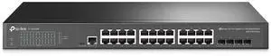TP-Link TL-SG3428 | 24 Port Gigabit Switch, 4 SFP Slots | Omada SDN Integrated | L2+ Smart Managed | IPv6 | Static Routing | L2/L3/L4 QoS, IGMP & LAG | 3 Year Manufacturer Warranty