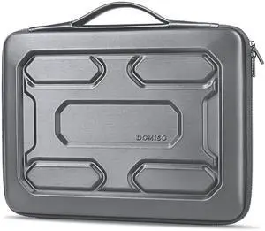 DOMISO 15.6 inch Laptop Sleeve with Handle Shockproof Waterproof EVA Protective Case for 15.6" Yoga 720 IdeaPad 310 320 ThinkPad T570/Legion 5 Gen 6/HP Envy 15/15.6" Notebooks, Dark Grey