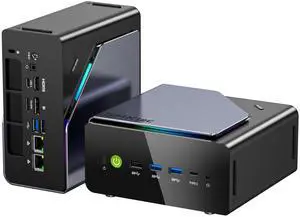 GMKtec K12 Gaming Mini PC Oculink AMD Ryzen 7 H 255 (Upgraded 8745HS) 32GB DDR5 RAM 512GB SSD, Desktop Computer Radeon 780M Graphics, 3X M.2 2280 Storage Expansion, Dual NIC 2.5G, HDMI 2.1, USB4