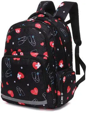 Gatycallaty Nurse Backpack for Women Girls Laptop Work Bag College Nursing Assitant Cna Cma Home Health Hospital Commuter Essentials Gift (heart)
