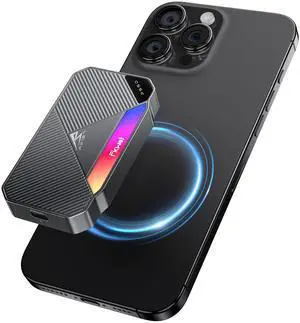 Fikwot FP107 1TB Magnetic Portable SSD, 2050MB/s USB 3.2 Gen 2x2 Portable SSD with RGB Lighting, 4K Video Storage, External Solid State Drives for iPhone15/16, Android/PC/Mac, PS5/PS4(Pro) etc.