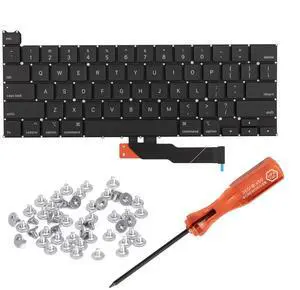 HAWSON US A2251 Keyboard Replacement for MacBook Pro Retina 13" A2251 2020 Year US Layout with Keyboard Screws and Screwdriver